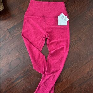 Beyond Yoga Pink High-Waisted Leggings